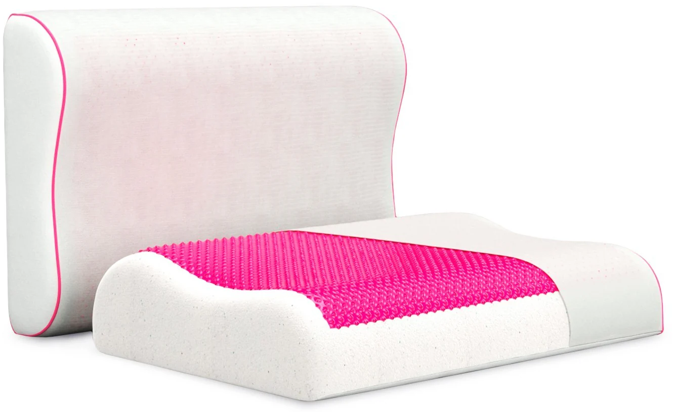 Almohada Ecogel Contour Pink - Image 5